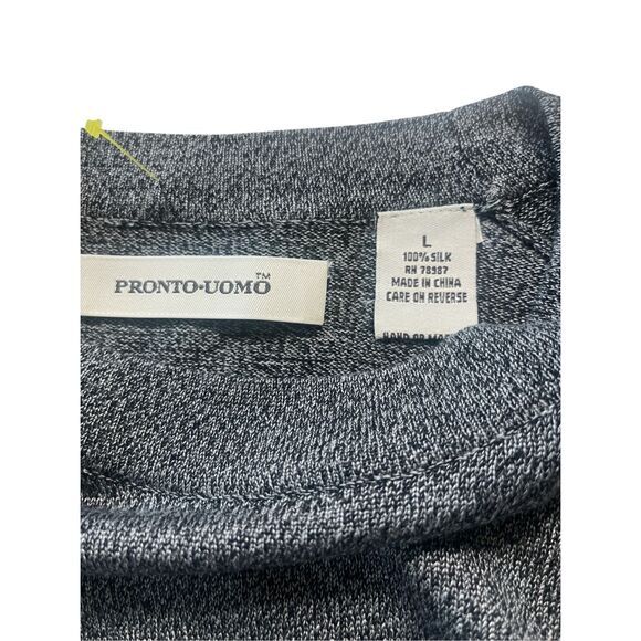Pronto Uomo men’s silk sweater sz large - Picture 3 of 3